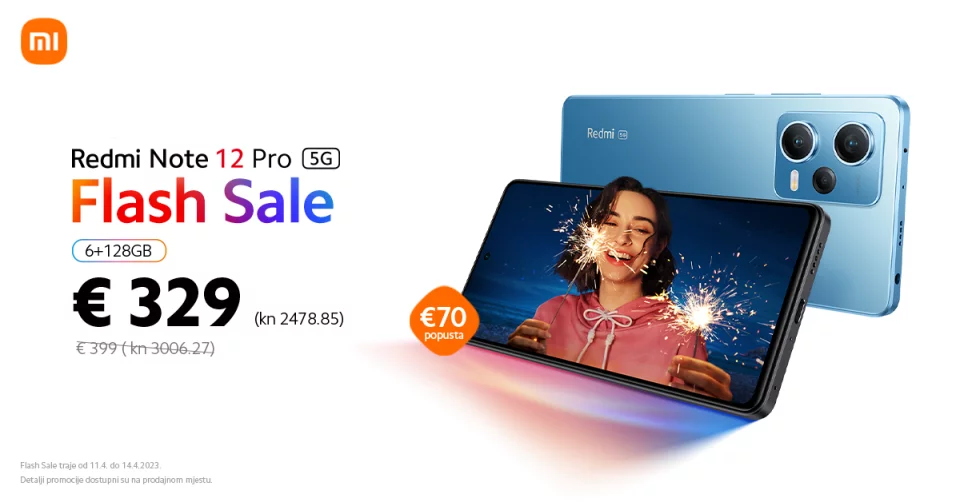 Redmi Note 12 Pro 5G Flash sale