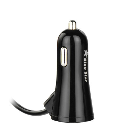 Blue Star Car Charger (USB A) + USB C kabel