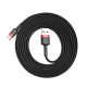 Baseus Data kabel Type-C 3m red+black