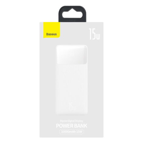 Baseus 15W Power Bank 10000mah White