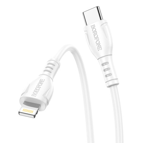 BX51 Data kabel USB C - Lightning 1m bijeli
