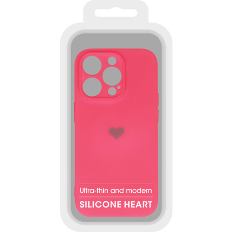 Silicon Heart Samsung A13 4G design 1 fuchsia