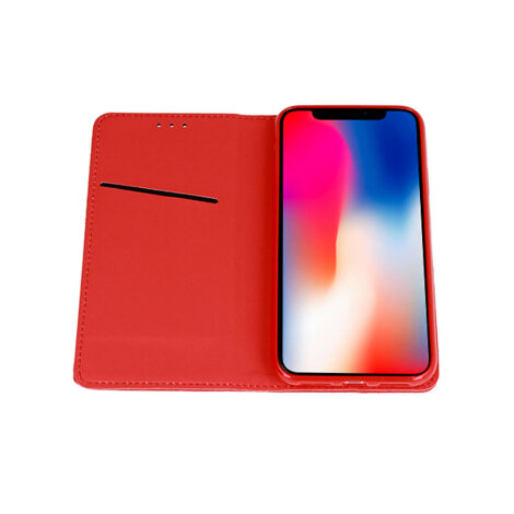 Book Magnetic Xiaomi Redmi Note 12 pro red