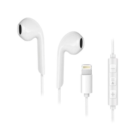Forcell Earphones lightning bijele slušalice