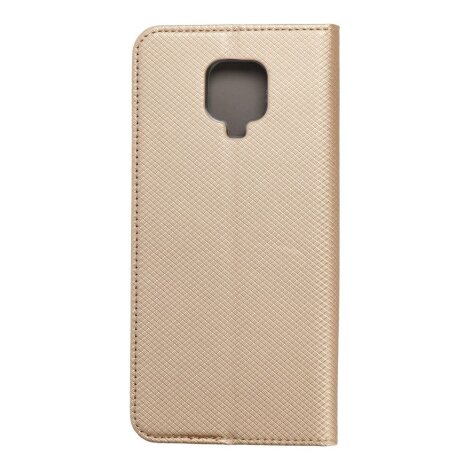 Preklopna maska Book Magnetic za Xiaomi Redmi Note 9s / 9 Pro ​​​​​​​zlatna