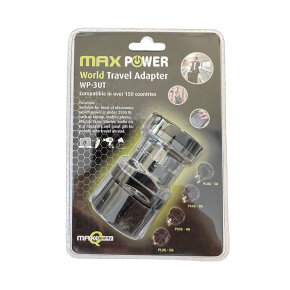 MAX POWER - World Travel Adapter WP-3UT