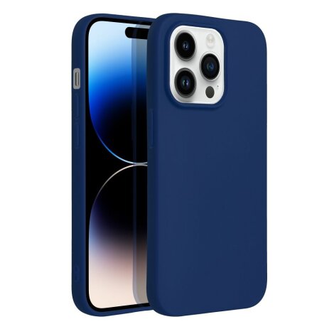 Maska Soft Feel iPhone 14 Pro dark blue