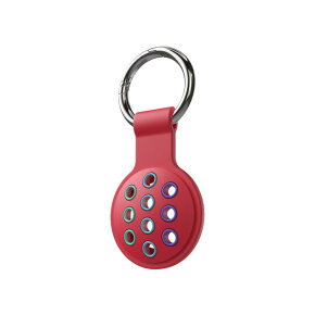 Silicone case for AirTag red