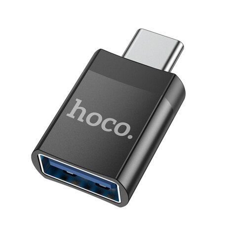 Hoco adapter OTG USB - Type C UA17 crna