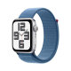 Apple Watch SE2 44mm 2023 Silver Alu Case with Winter Blue Loop
