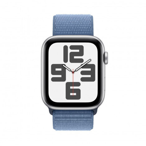 Apple Watch SE2 44mm 2023 Silver Alu Case with Winter Blue Loop