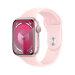 Apple Watch 9 41mm Pink Alu Case with Pink Sport Band S/M