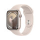 Apple Watch 9 45mm Starlight Alu Case with Starlight Sport Band M/L