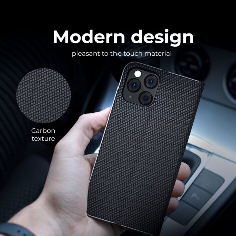Book Carbon Luna Samsung Galaxy S24 Ultra crna