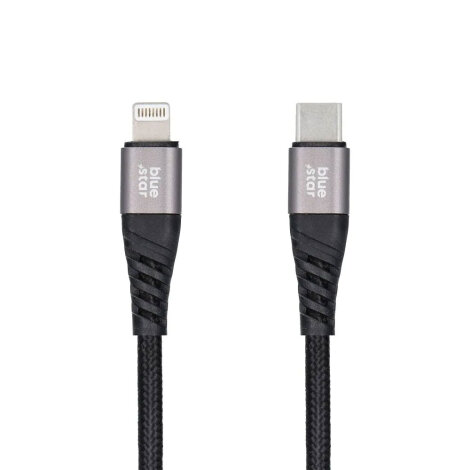 Data Cable USB-C to Lightning 1,2m crni
