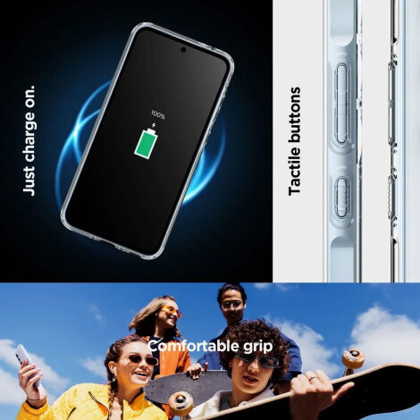 Spigen Ultra Hybrid Samsung Galaxy A55 5G prozirna