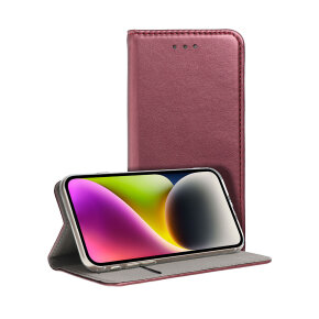 Book Smart Magneto Xiaomi Redmi Note 13 Pro 4G burgundy