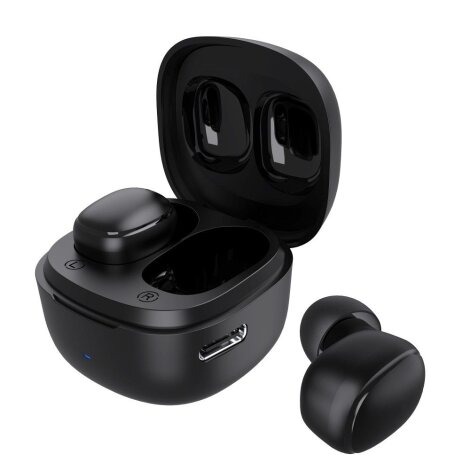 Blue Stars Mini Wireless Headphones (A19) Black