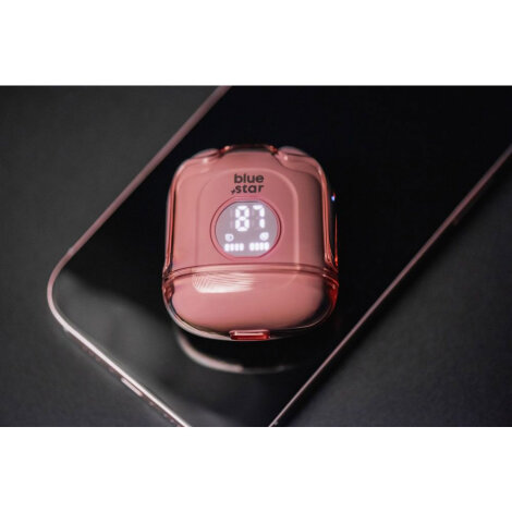 Blue Star Transparency Earphones (Fi22) Pink