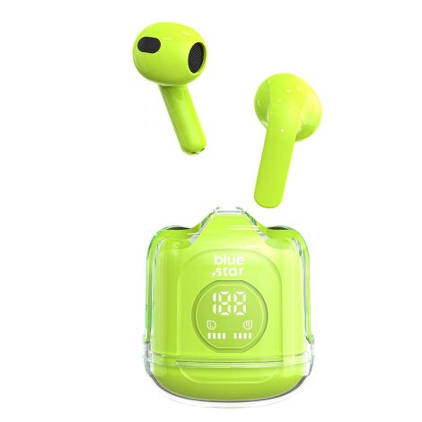 Blue Star Transparency Earphones (Fi22) Green