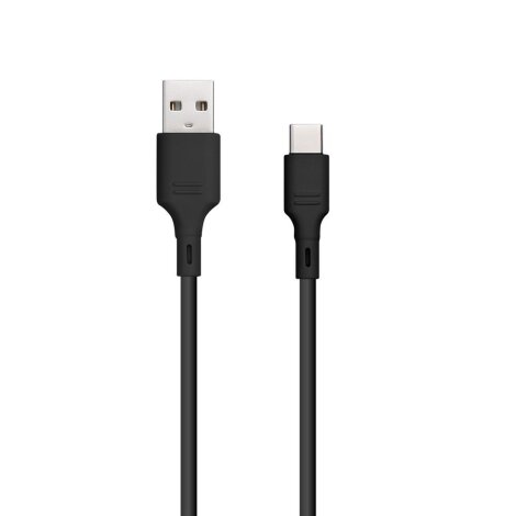 Blue Star USB-A na USB-C 3A 1m Black