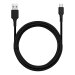 Blue Star USB-A na USB-C 3A 1m Black