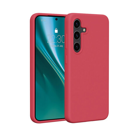 Etteri Silicone case Samsung Galaxy S24 raspberry