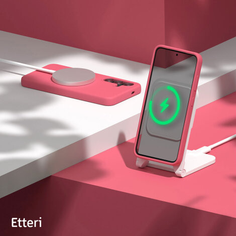 Etteri Silicone case Samsung Galaxy S24 raspberry