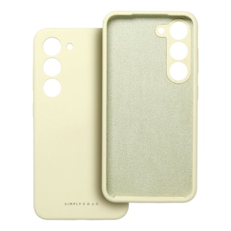 Roar Cloud Skin Samsung Galaxy S24 Ultra Light yellow