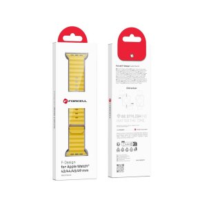 FA12 silikon Apple watch 42/44/49 yellow