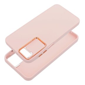 Frame case Samsung Galaxy S25 powder pink