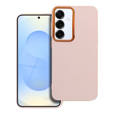 Frame case Samsung Galaxy S25+ powder pink