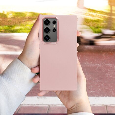 Frame case Samsung Galaxy S25+ powder pink