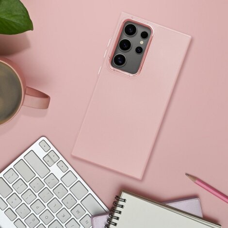 Frame case Samsung Galaxy S25+ powder pink