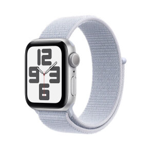 Watch SE GPS 2024 40mm Silver Aluminium Case with Blue Cloud Loop