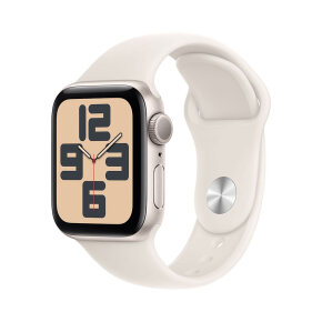 Watch SE GPS 2024 40mm Starlight Aluminium Case with Starlight Sport Band M/L