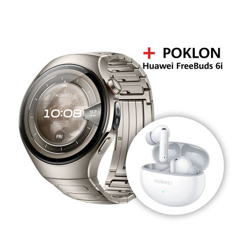 Huawei watch 5 46mm titanium + poklon Huawei FreeBuds 6i