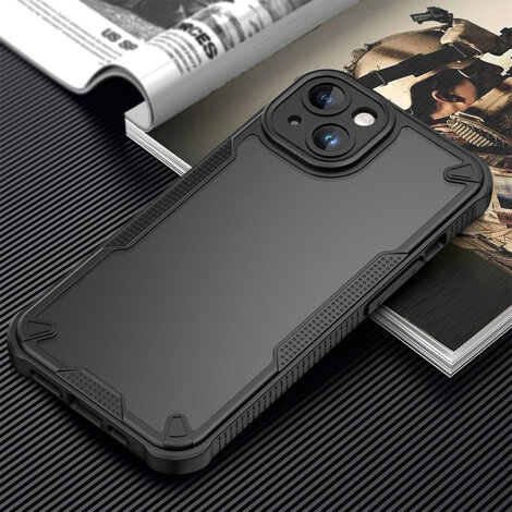 ARMOR Matt iPhone15 crna