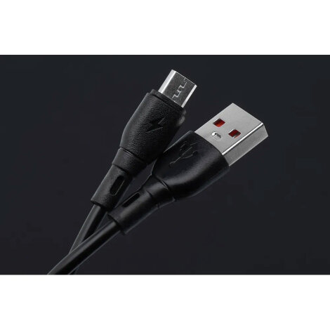 Blue Star USB-A na Micro USB 2A 1m Black