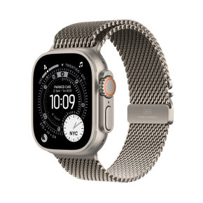 Watch Ultra 3 Cellular 49mm Natural Titanium Case with Natural Titanium Milanese Loop (vel. M)