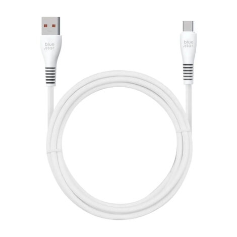 Blue Star USB-A na USB-C 2A 12W White