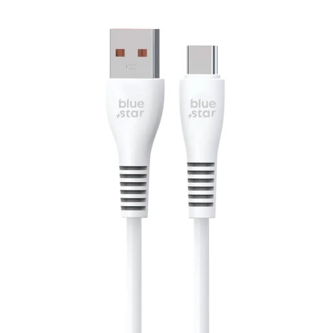 Blue Star USB-A na USB-C 2A 12W White