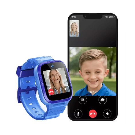 360 Botslab Kids Watch E3 Pro Blue + nadzorna kamera 360 AC1C Pro