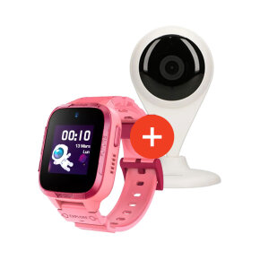 360 Botslab Kids Watch E3 Pro Pink + nadzorna kamera 360 AC1C Pro