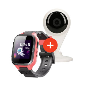 360 Botslab Kids Watch E3 Pink + nadzorna kamera 360 AC1C Pro