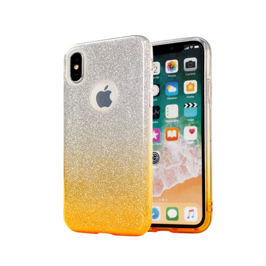 Bling maskica za mobitel Apple iPhone X/XS zlatna