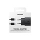 Samsung Fast Charger EP-TA800XBE Type-C 25W +Type-C kabel crni